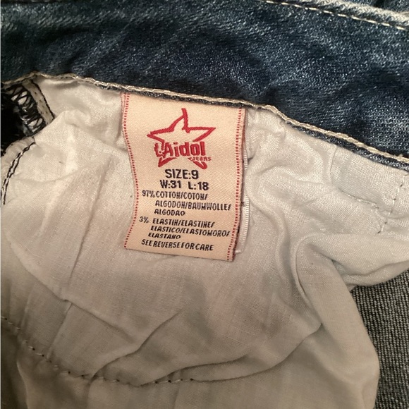 LA ldol Stylish Blue Distressed Women's Jeans 9 - Picture 6 of 8